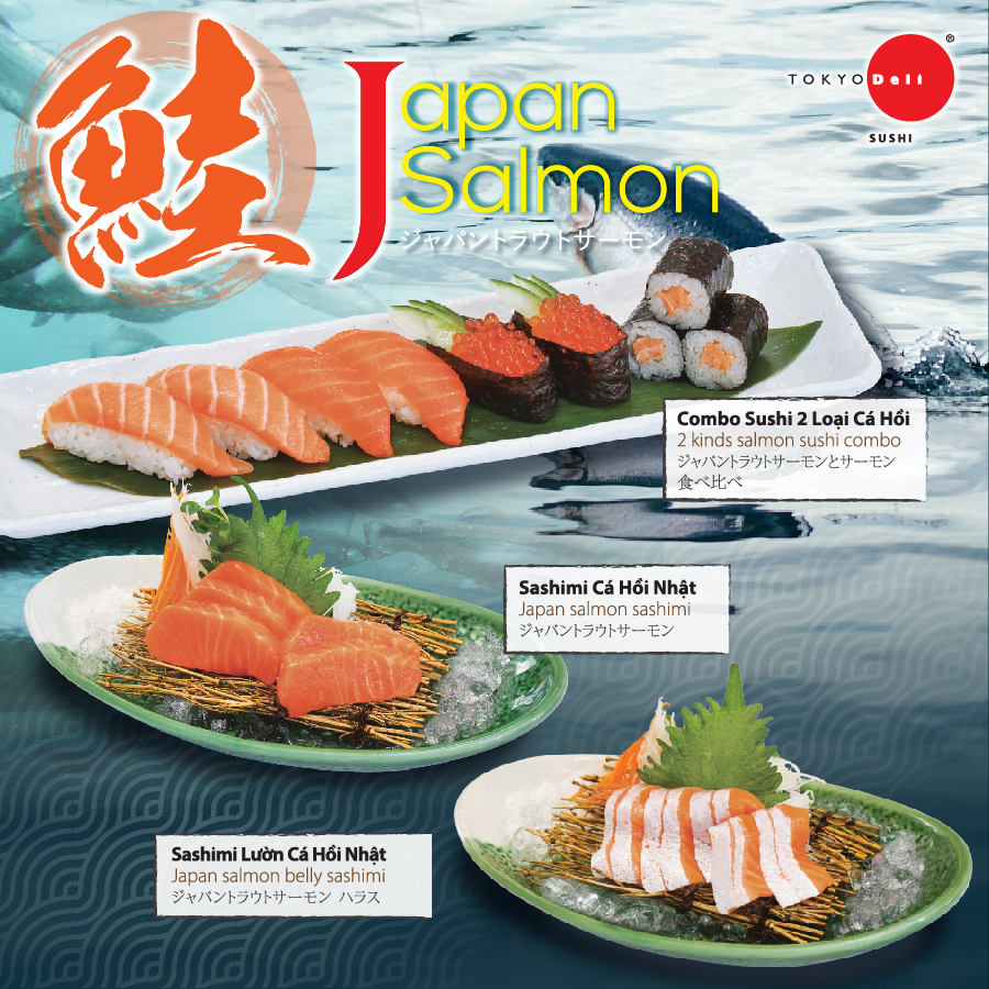 JAPAN SALMON - CÁ HỒI NHẬP KHẨU - Tokyo Deli Sushi