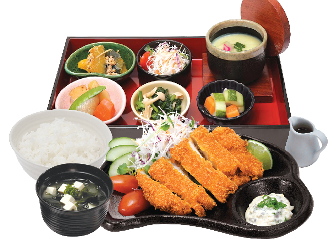 CHICKEN CUTLET AND RICE BOWL SET