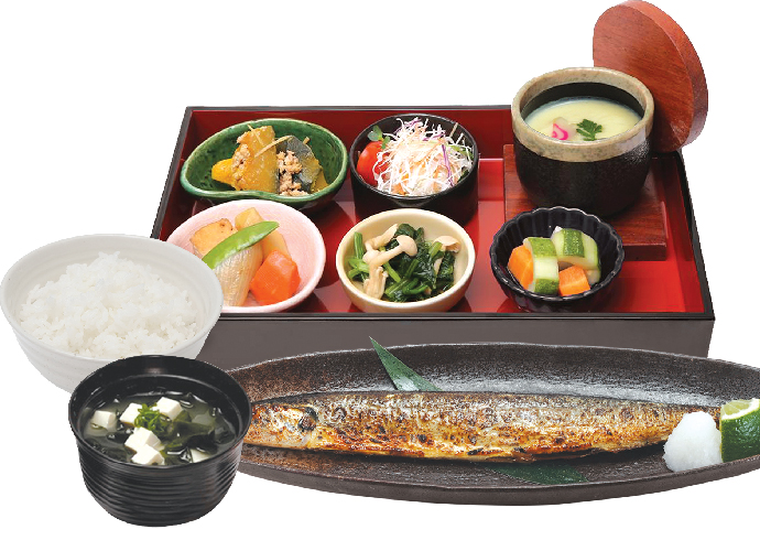 GRILLED PACIFIC SAURY SET