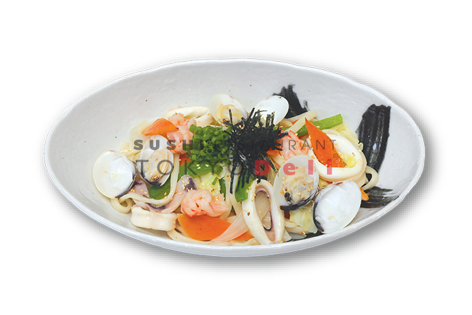 SEAFOOD STIR-FRY UDON