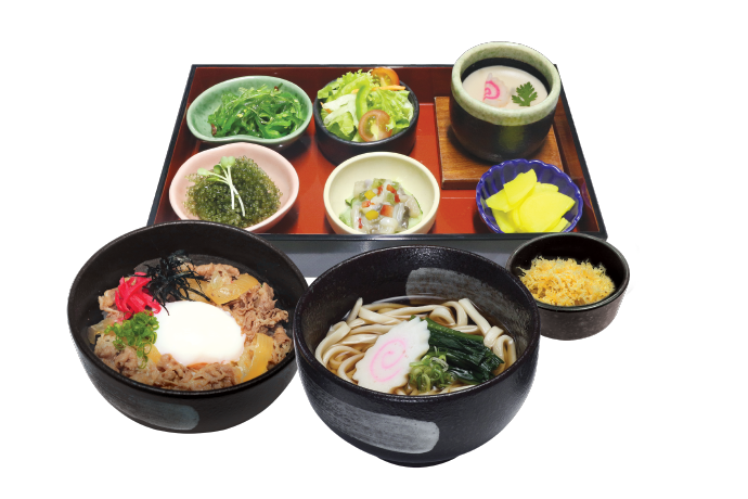 US BEEF RICE BOWL AND HOT UDON SET