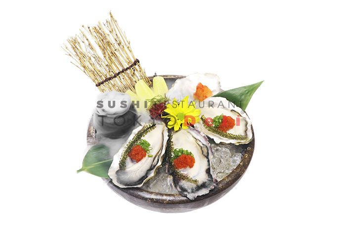 OYSTER SASHIMI W/ YUZU SAUCE