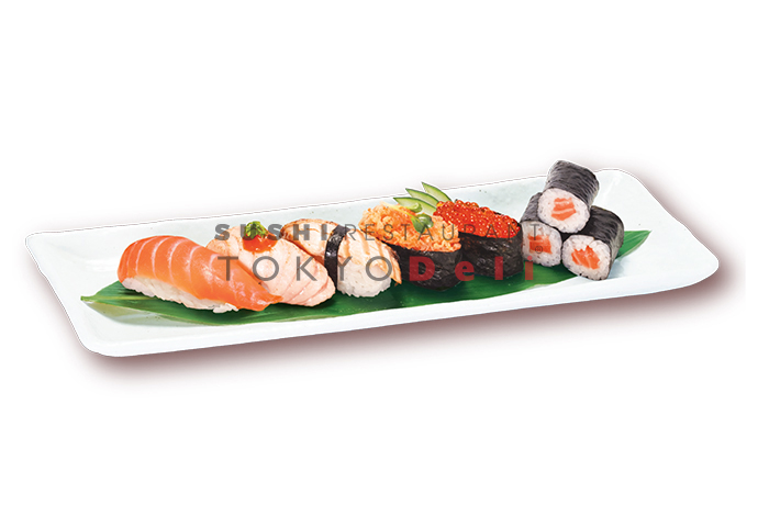 SUSHI CÁ HỒI TỔNG HỢP