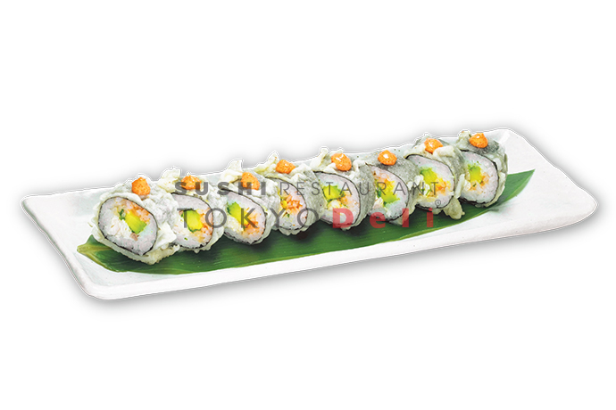 DELUXE TEMPURA ROLL - SALMON