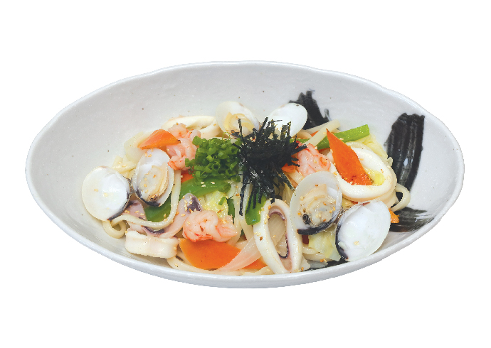 SEAFOOD STIR -FRIED UDON