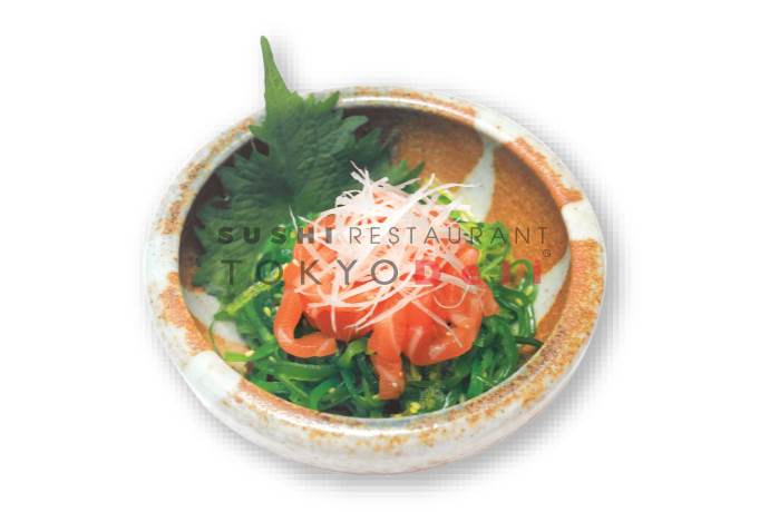 Seaweed salad w/ salmon