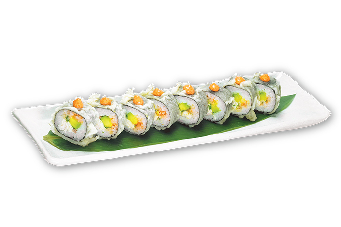 DELUXE TEMPURA ROLL - SALMON