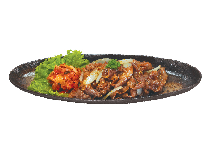 THỊT BÒ TERIYAKI VÀ KIM CHI