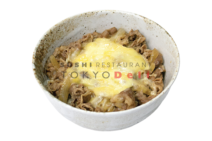 US BEEF RICE BOWL WITH CHEESE (L)